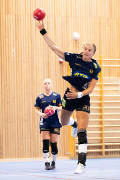 Linn Blohm of Sweden at a training session