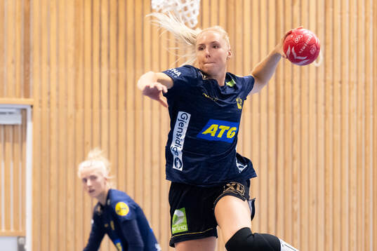 Mathilda Lundström of Sweden at a training session