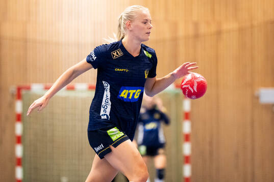Nina Koppang of Sweden at a training session