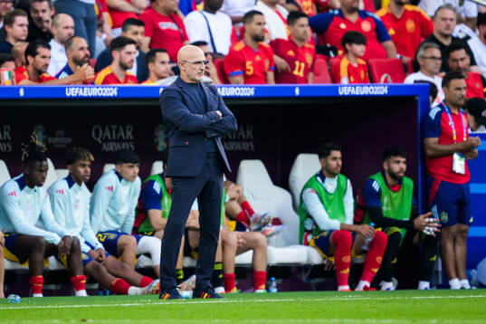 Head coach Luis De La Fuente of Spain