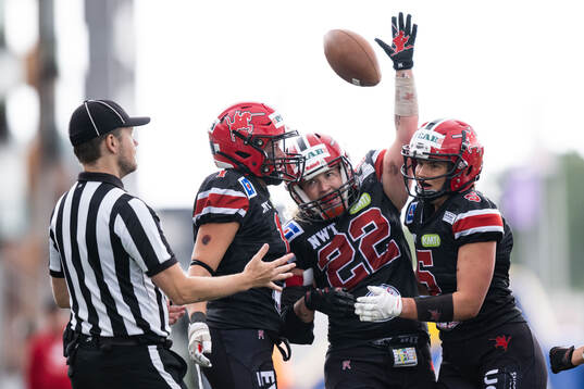Carlstad Crusaders Gaby Knops jublar