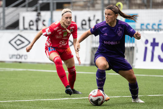 KIF Örebros Sanni Ojanen och Djurgårdens Alexsandra