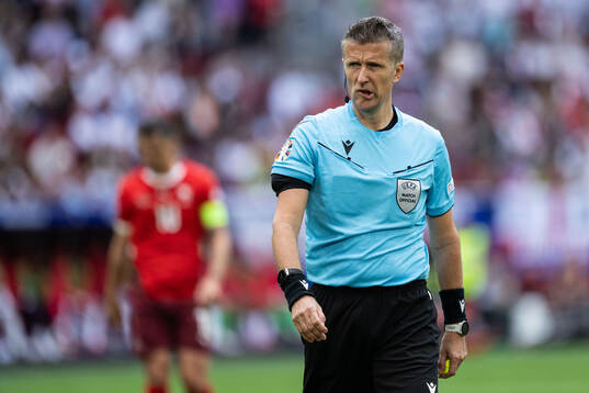 Referee Daniele Orsato