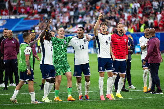 Bukayo Saka, goalkeeper Jordan Pickford, Jude Bellingham,