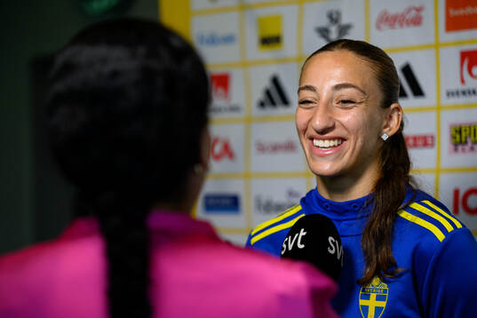 Rusul Rosa Kafaji is being interviewed