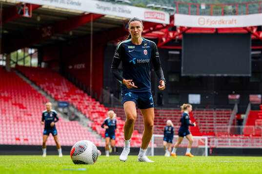 Ingrid Syrstad Engen of the Norwegian women's national