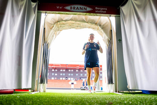 Signe Gaupset of the Norwegian women's national football