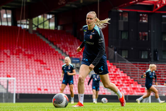 Karina Sævik of the Norwegian women's national football