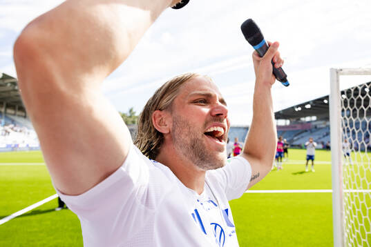 IFK Norrköpings Christoffer Nyman jublar
