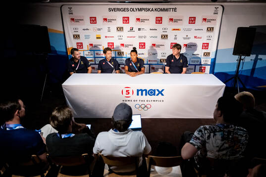 Daniel Vandor, Media manager, Tomas Axnér, Head coach,