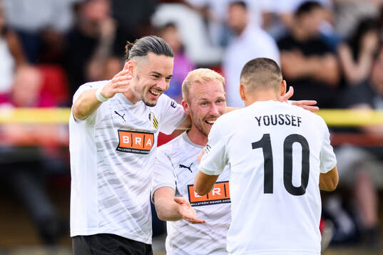 Amor Layouni, Mikkel Rygaard Jensen and Ali Youssef of