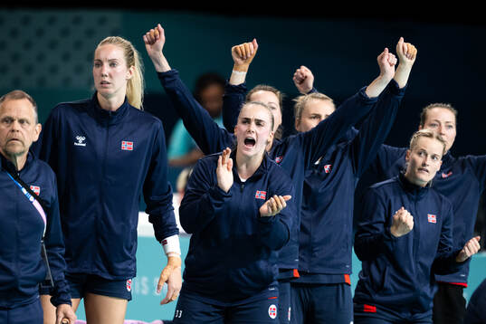 Thale Rushfeldt Deila of Norway celebrates when competing