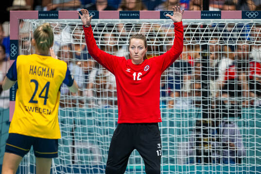 Goalkeeper Silje Solberg-Østhassel of Norway