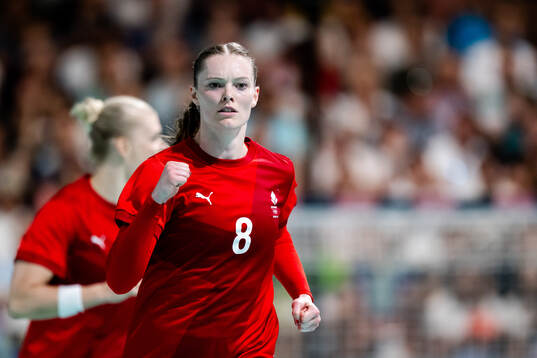 Anne Mette Hansen of Denmark celebrates in women’s