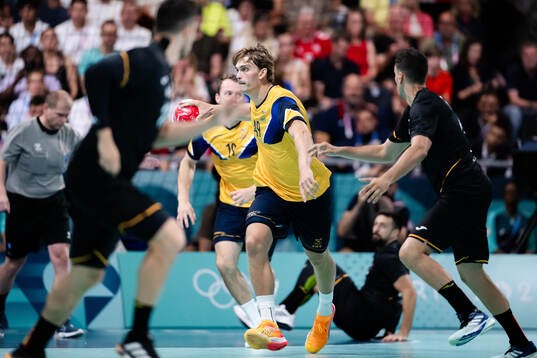 Karl Wallinius of Sweden in a men's preliminary round