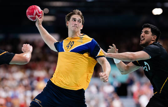 Karl Wallinius of Sweden in a men's preliminary round
