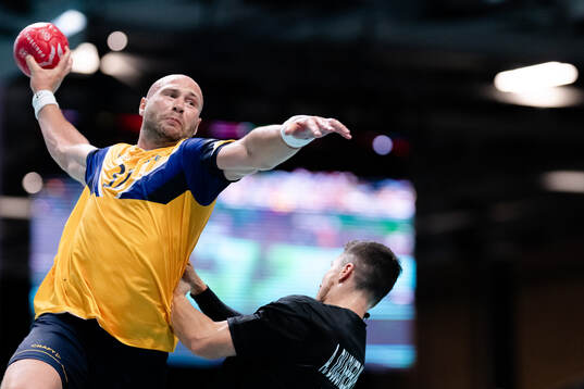 Oscar Bergendahl of Sweden in a men's preliminary round