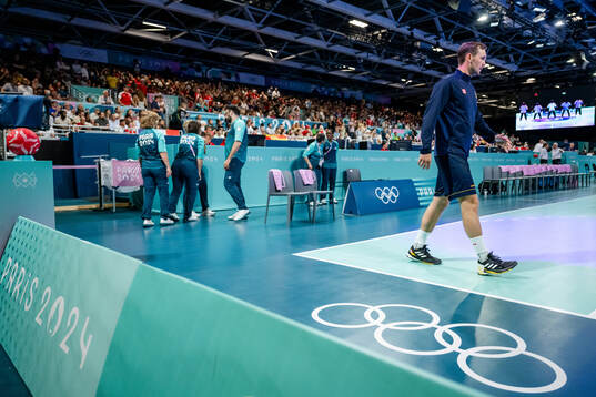 Hampus Wanne of Sweden in a men's preliminary round