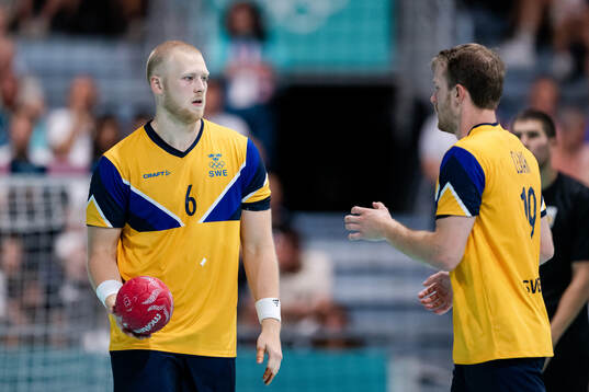 Felix Möller and Felix Claar of Sweden in a men's