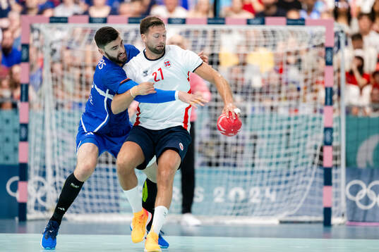 Ludovic Fabregas of France and Harald Reinkind of Norway in