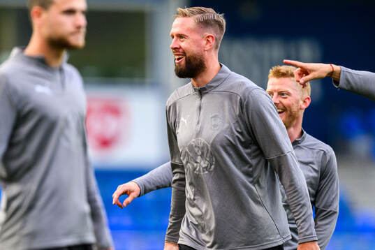 Pontus Jansson and Anders Christiansen of Malmö FF
