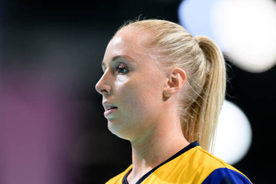 Mathilda Lundström of Sweden in a women's preliminary