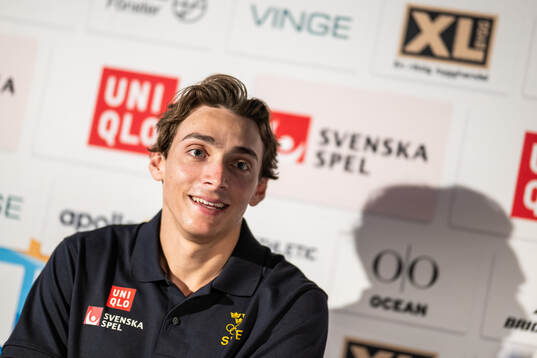 Pole vaulter Armand Duplantis of the Swedish athletics team