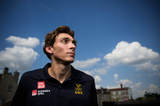 Pole vaulter Armand Duplantis of the Swedish athletics team