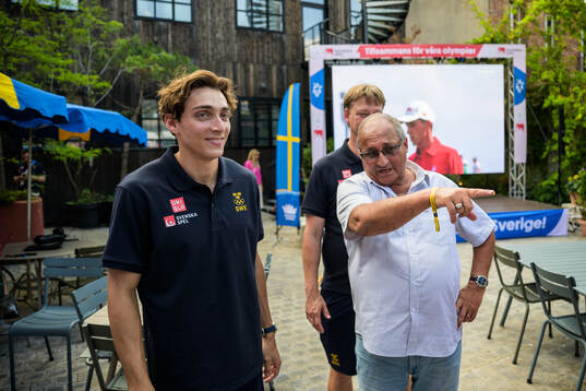 Pole vaulter Armand Duplantis of the Swedish athletics team
