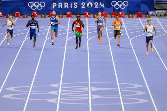 Markus Rooth and Sander Skotheim of Norway compete in