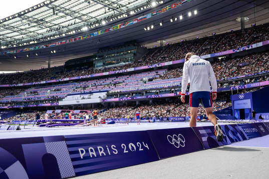 Sander Skotheim of Norway looks dejected when competing in