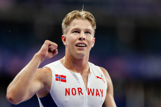Markus Rooth of Norway celebrates