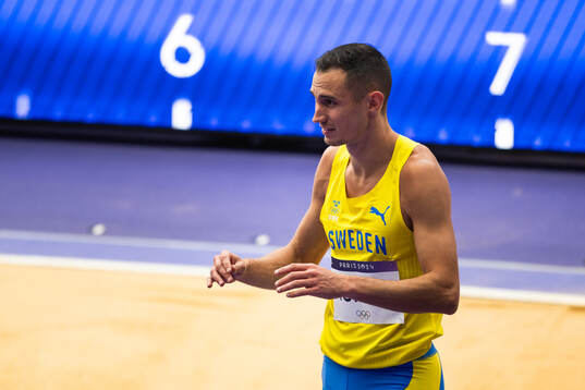 Thobias Montler of Sweden looks dejected