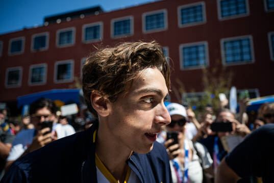 Armand Duplantis of the Swedish national athletics team is