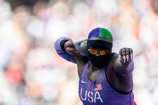 Raven Saunders of USA