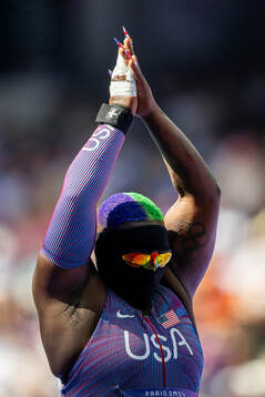 Raven Saunders of USA