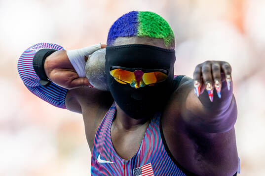 Raven Saunders of USA
