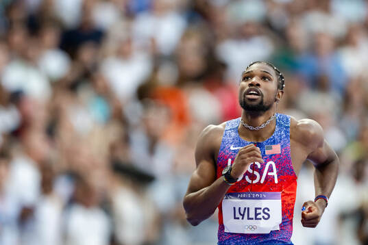 Noah Lyles of USA