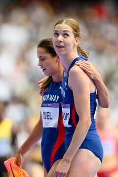 Amalie Iuel and Elisabeth Slettum of Norway