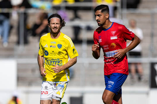 Falkenbergs Rasmus Andersson och Tvååkers Mohammad Ahmadi