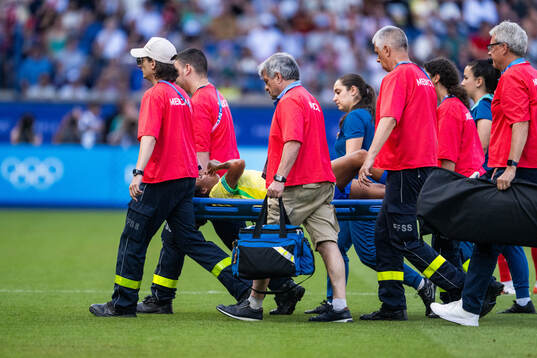 Vitoria Yaya of Brazil is carried out