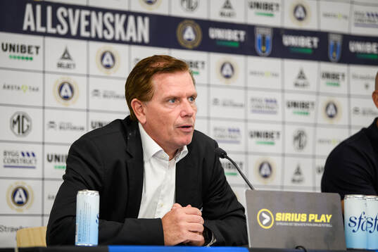 Sirius tränare Christer Mattiasson