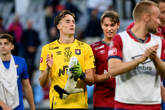 Örgrytes Hampus Gustafsson och Noah Christoffersson jublar