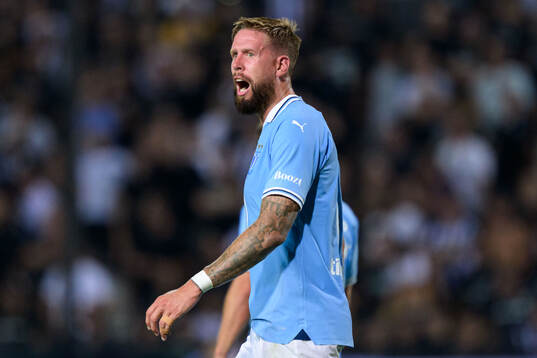 Pontus Jansson of Malmö FF looks dejected