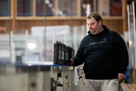 Materialförvaltare Frederik Andersen