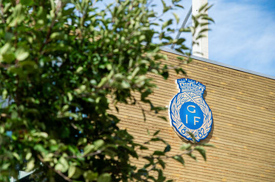 Gefles logotyp på Gavlevallen