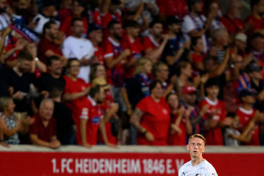 Julius Lindberg of Häcken looks dejected