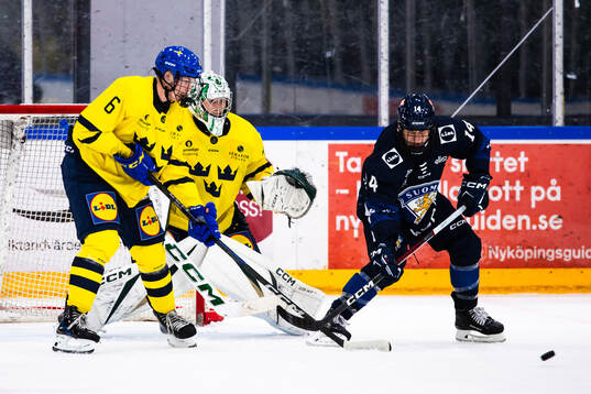 Malte Brolin of Sweden and Viljo Kähkönen of Finland