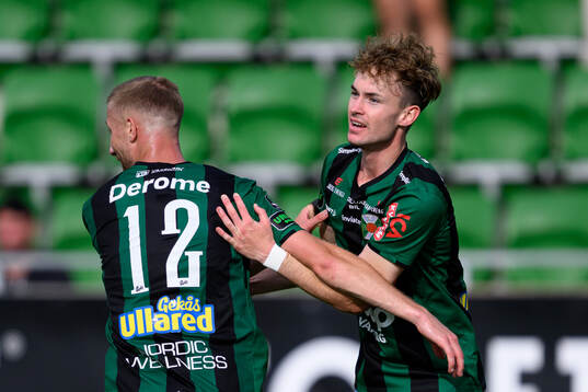 Varbergs Alexander Johansson jublar