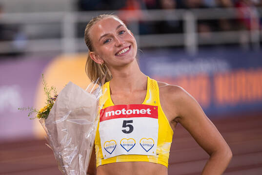 Maja Åskag of Sweden celebrates
